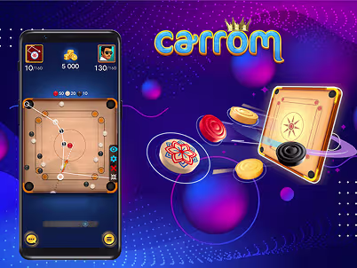 3D Carrom Game