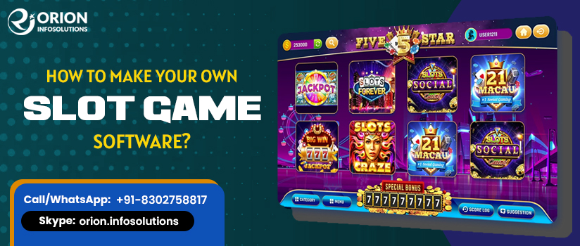 How to Make Your Own Slot Game Software?